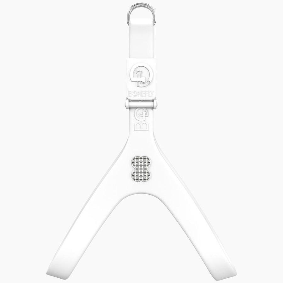 Boneflex Signature Spike Silver Harness